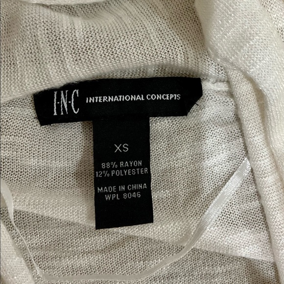 INC Draped Front Cardigan XS - Picture 4 of 5
